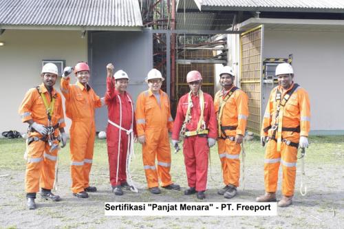 Tower Climbing Certification - PT. Freeport Indonesia, Tembagapura